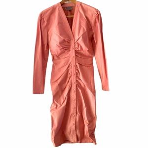 Michael Hoban vintage Pink leather dress